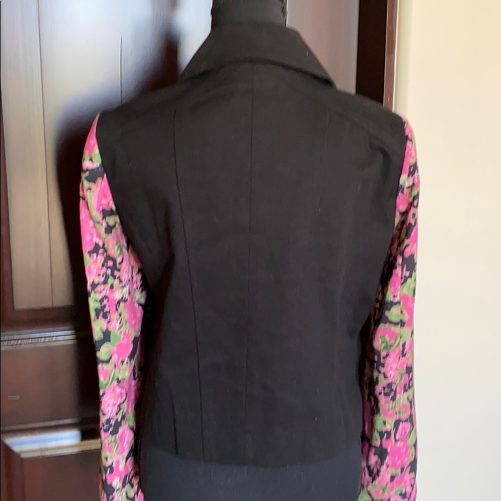 Moto style denim jacket - Picture 3 of 7